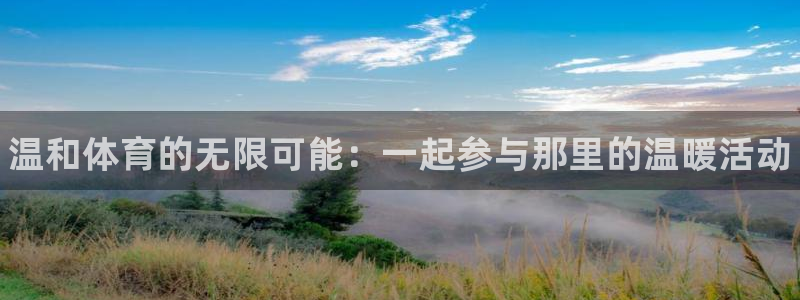 凯发官方正版app娱乐首页网站大全：温和体育的无限可